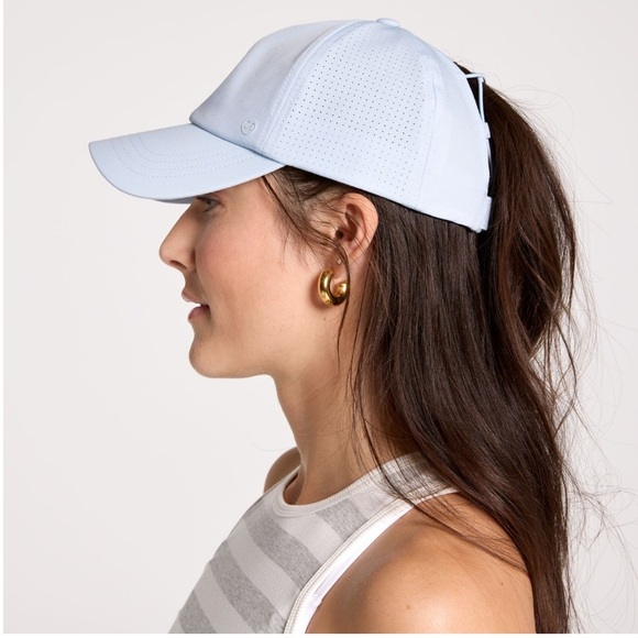 NWT Calia Women’s Ponytail Hat Cap Light Blue OS - Picture 5 of 7